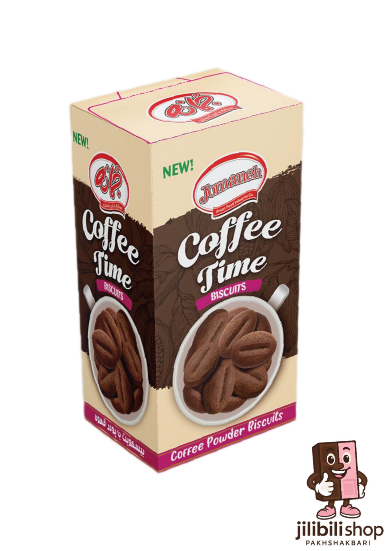 بیسکویت قهوه ۱۲۰گرم جمانه